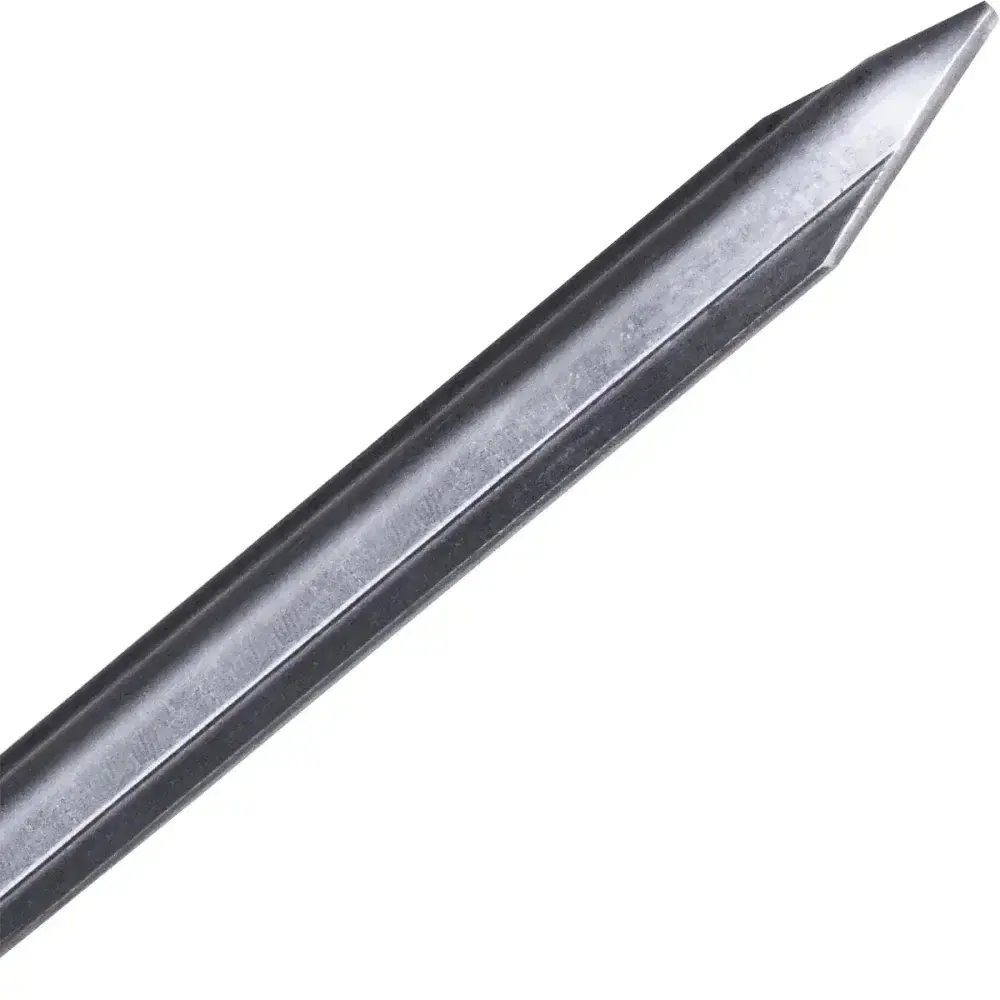 Espeto simples em aço inox com cabo de madeira 75CM Kala — fotografia 6