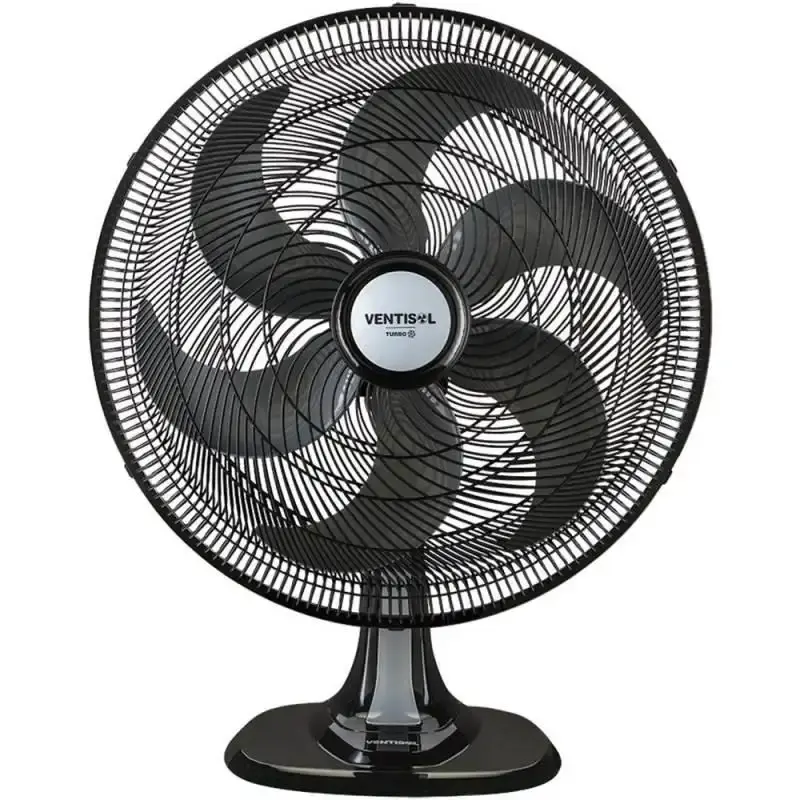 Ventilador de mesa oscilante 50 CM preto 6 pás 135W Ventisol 110 V