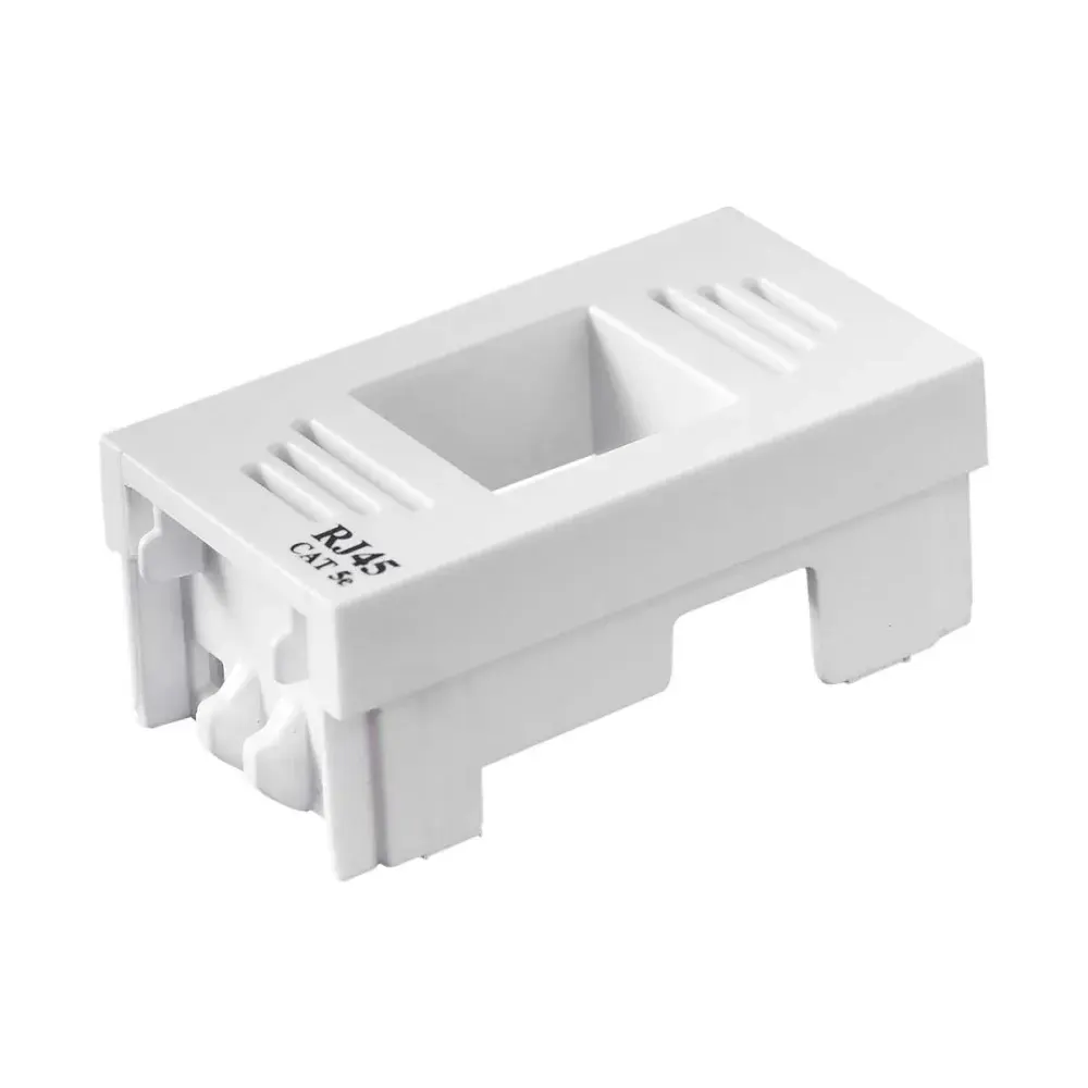 Módulo tomada rede RJ45 cat e branco vivaz Ilumi
