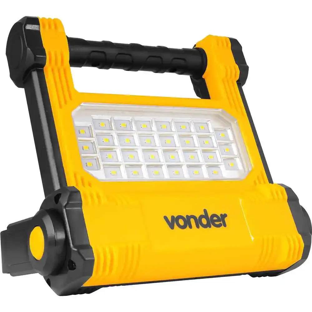 Refletor recarregável LED SMD 10W RRV-010 Vonder — fotografia 5