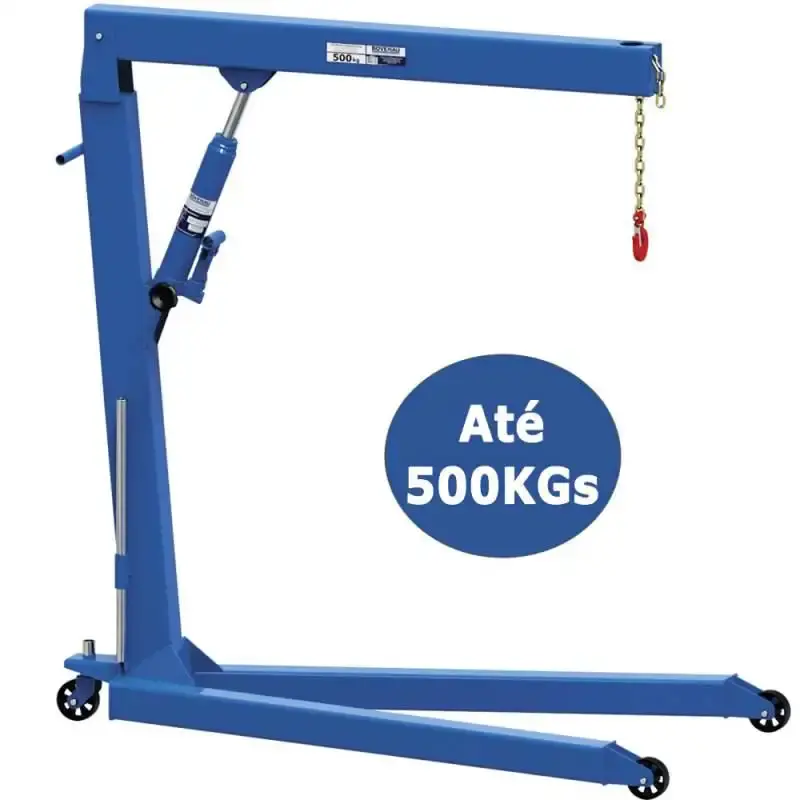 Guincho hidráulico 0.5 TON com rodas de nylon G502E Bovenau — fotografia de referência
