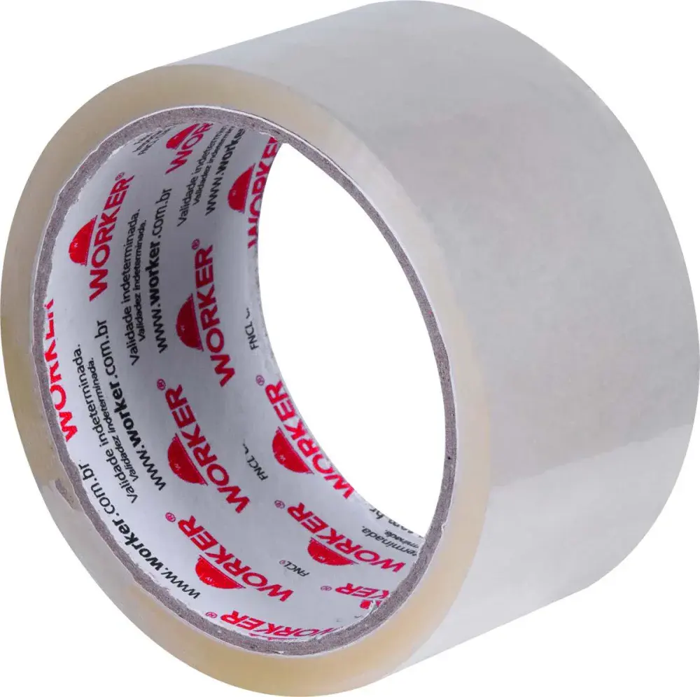 Fita para empacotamento 48MM x 45M transparente Worker — fotografia 4