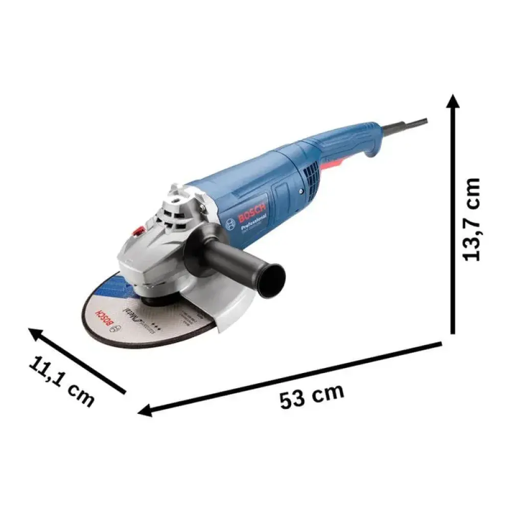 Esmerilhadeira angular gws 2200-230 vulcano 9 127V Bosch — fotografia 4