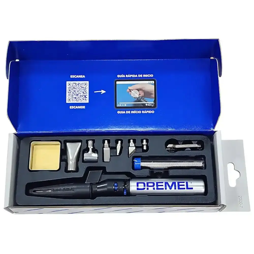 Soldador a gás butano versatip 1200°C F0132000LA Dremel — fotografia 5