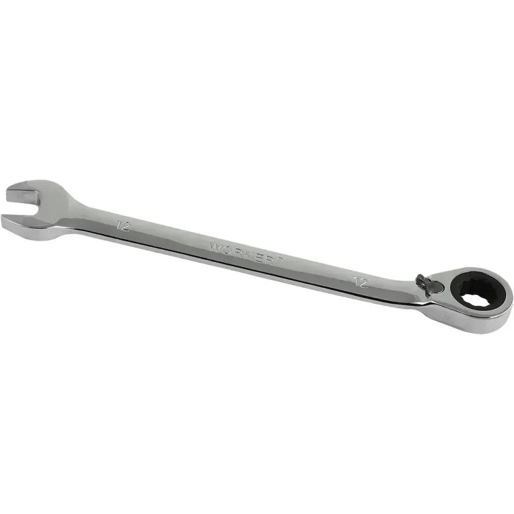 Chave combinada com catraca reversível 12MM Worker — fotografia 7