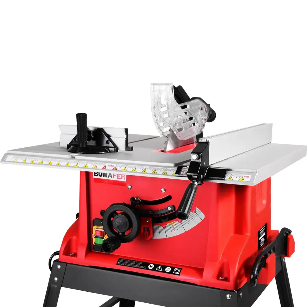 Serra circular de bancada 10” 1800W 4800RPM Bumafer — fotografia 4