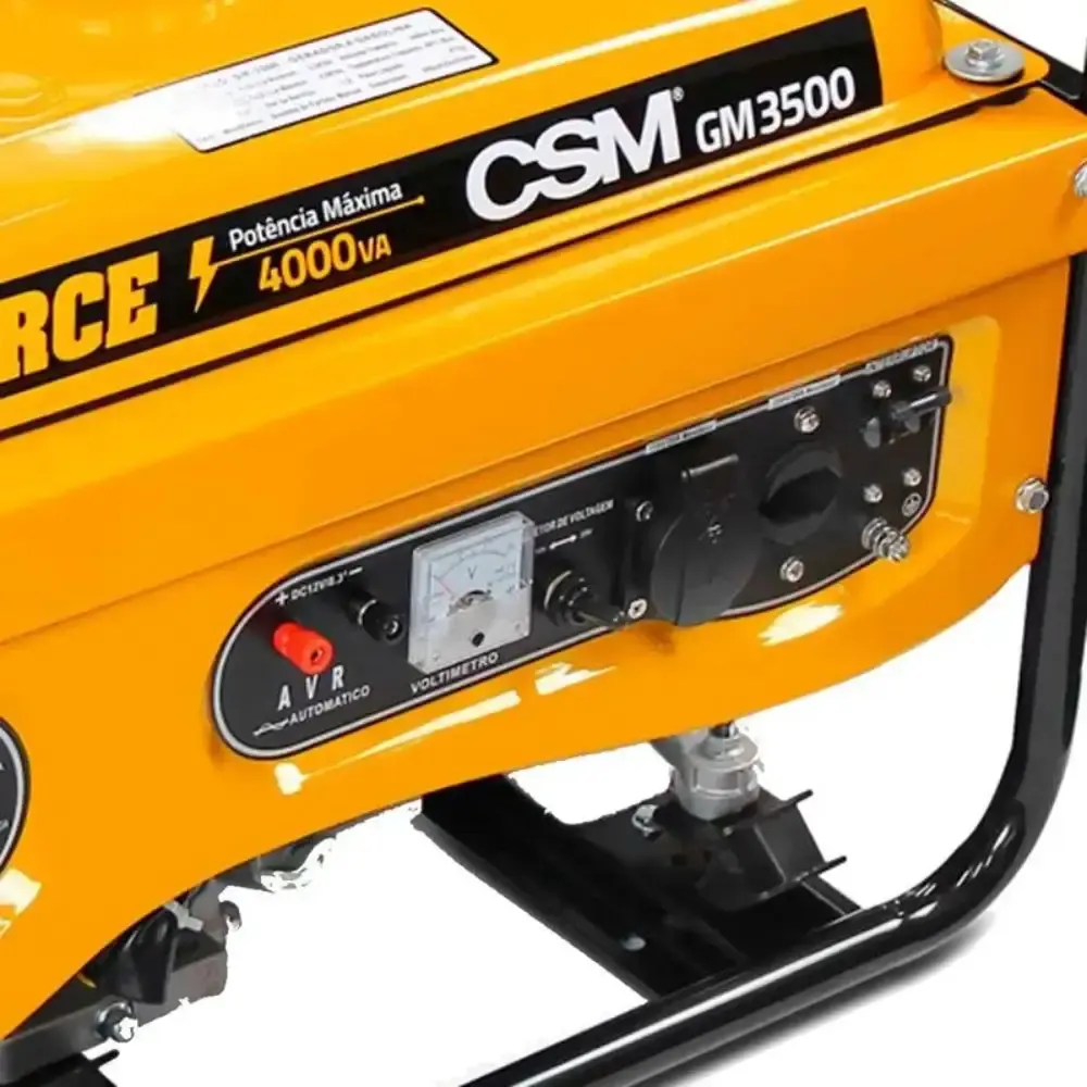 Gerador de energia portátil à gasolina 4,0 quilovoltampere GM 3500E CSM — fotografia 3