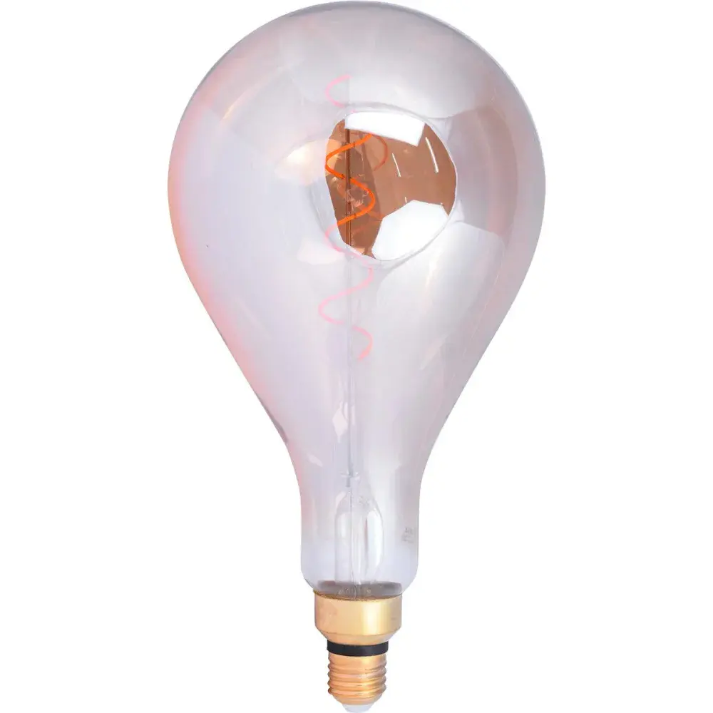 Lâmpada de led giant gota âmbar E27 4W biv Liege