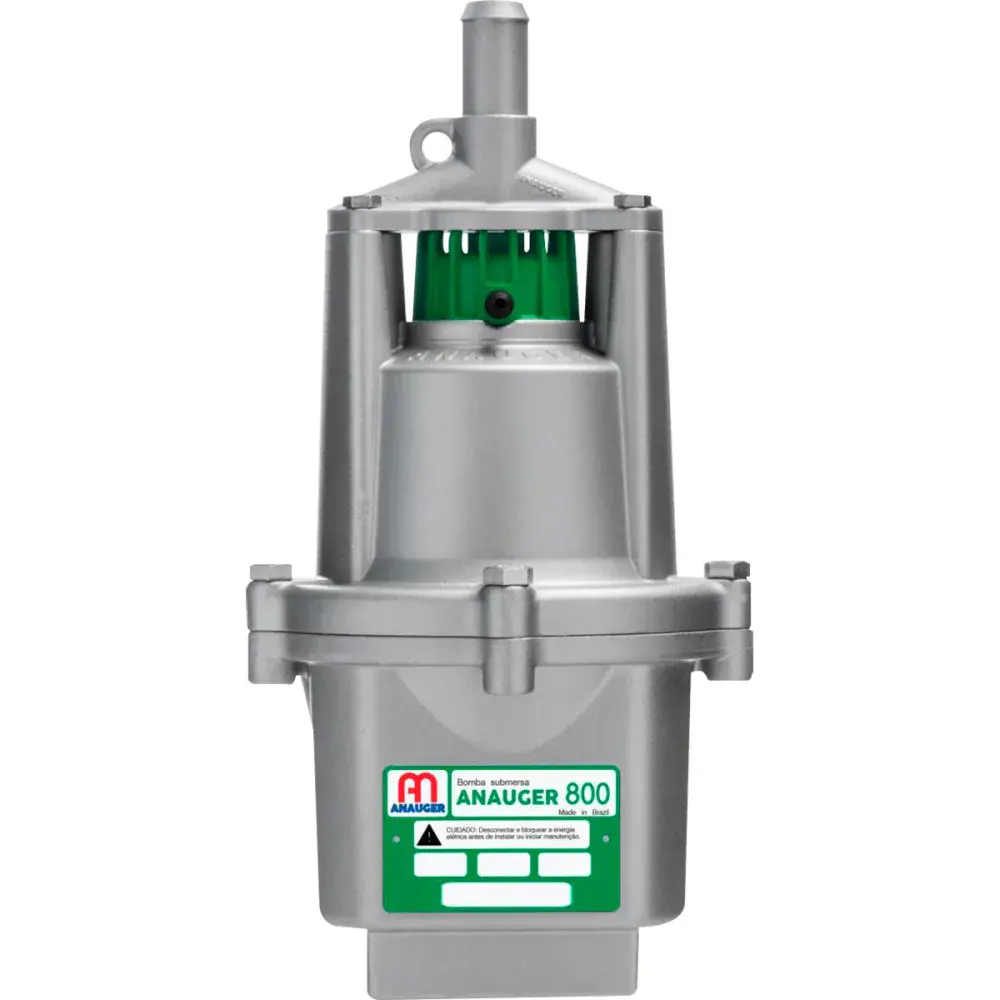 Bomba submersa vibratória 800 para poço 3/4 380W 127V Anauger