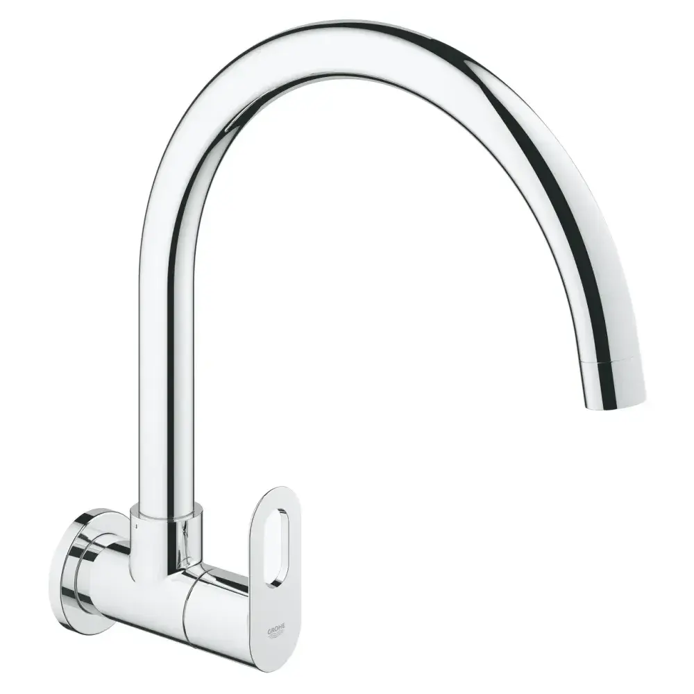 Torneira de cozinha de parede bica alta cromado 262 mm Grohe — fotografia 2