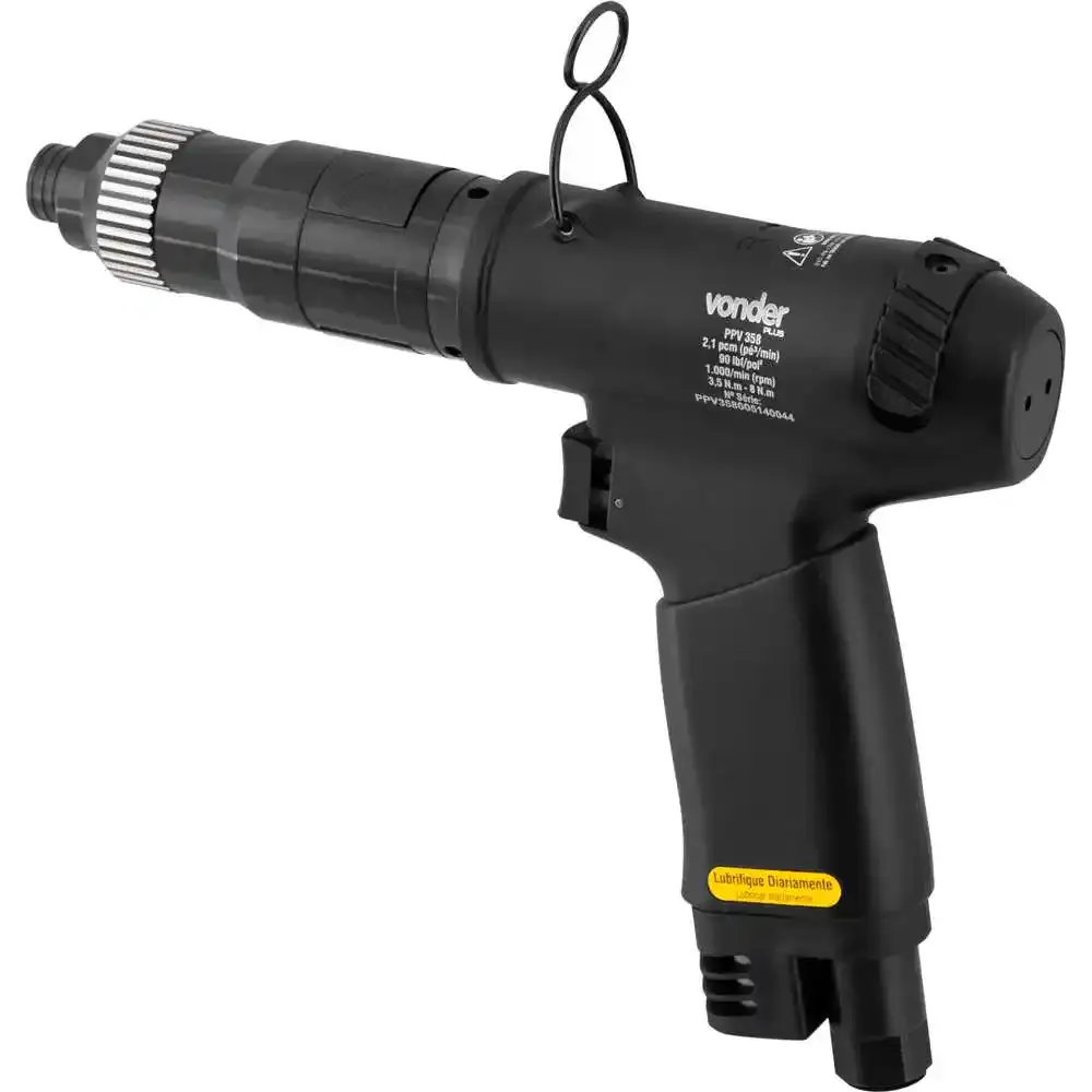 Parafusadeira pneumática1/4 POL 13 Nm com Gatilho PPV 140 VONDER — fotografia 7