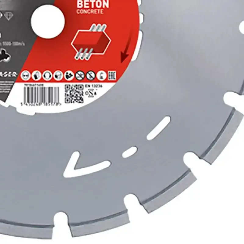Disco diamantado 14 POL 350 MM clipper beton pro para concreto Norton — fotografia 3