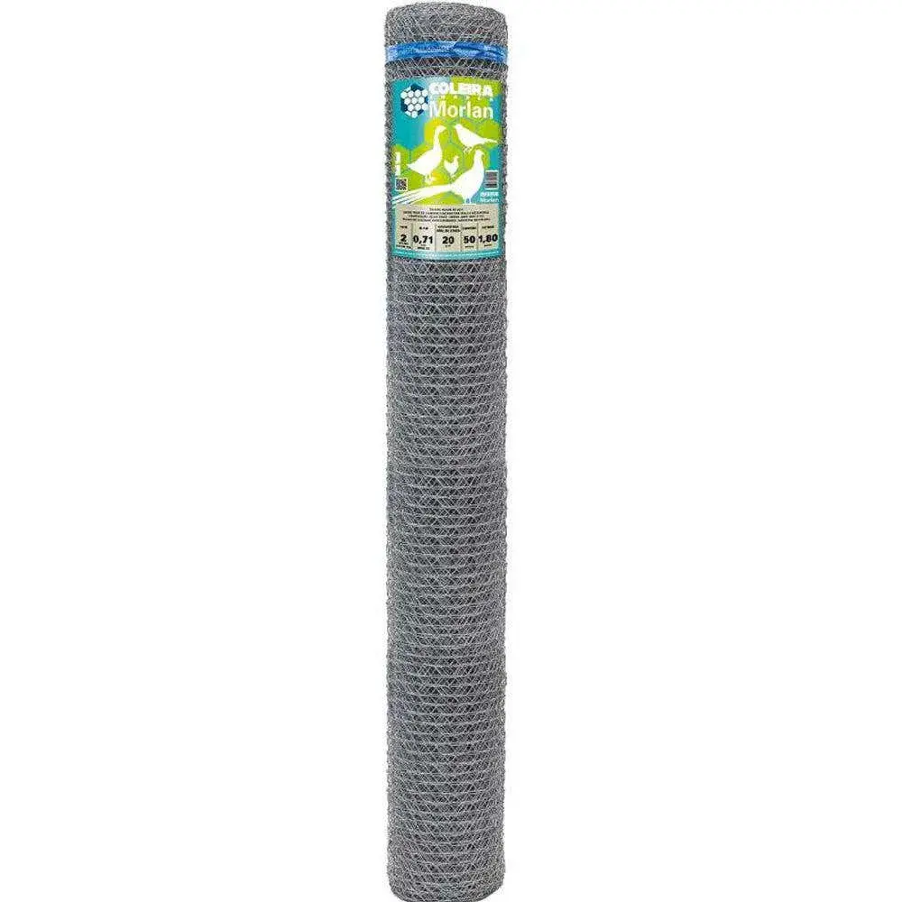 Tela galinheiro galvanizada T2 fio 22 (0,71MM) 1,80X50M - Morlan
