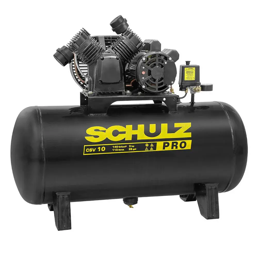 Compressor pro 2HP CSV10/110 127V mono Schulz — fotografia de referência