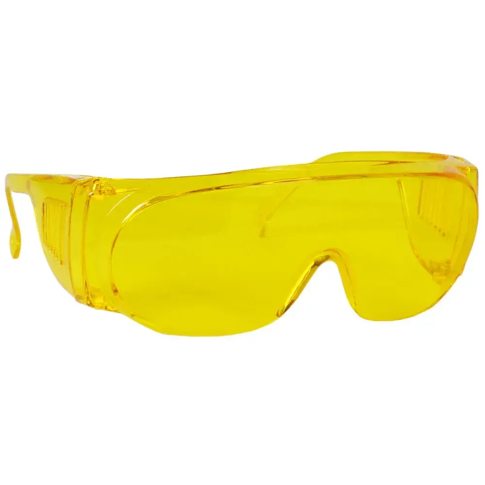 Óculos de segurança amarelo ambar provision Carbografite — fotografia 7
