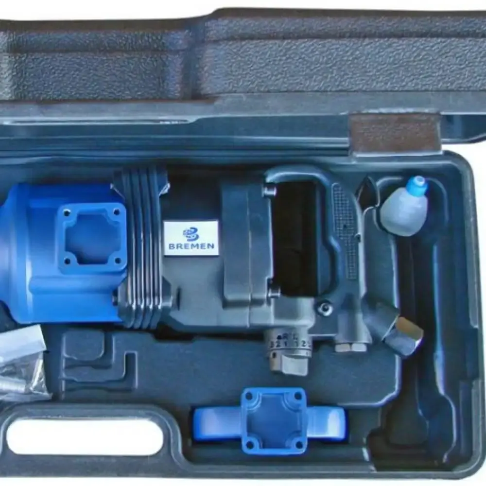Chave de impacto pneumática 1 POL 2500NM com 2 soquetes 6054 Bremen — fotografia 3