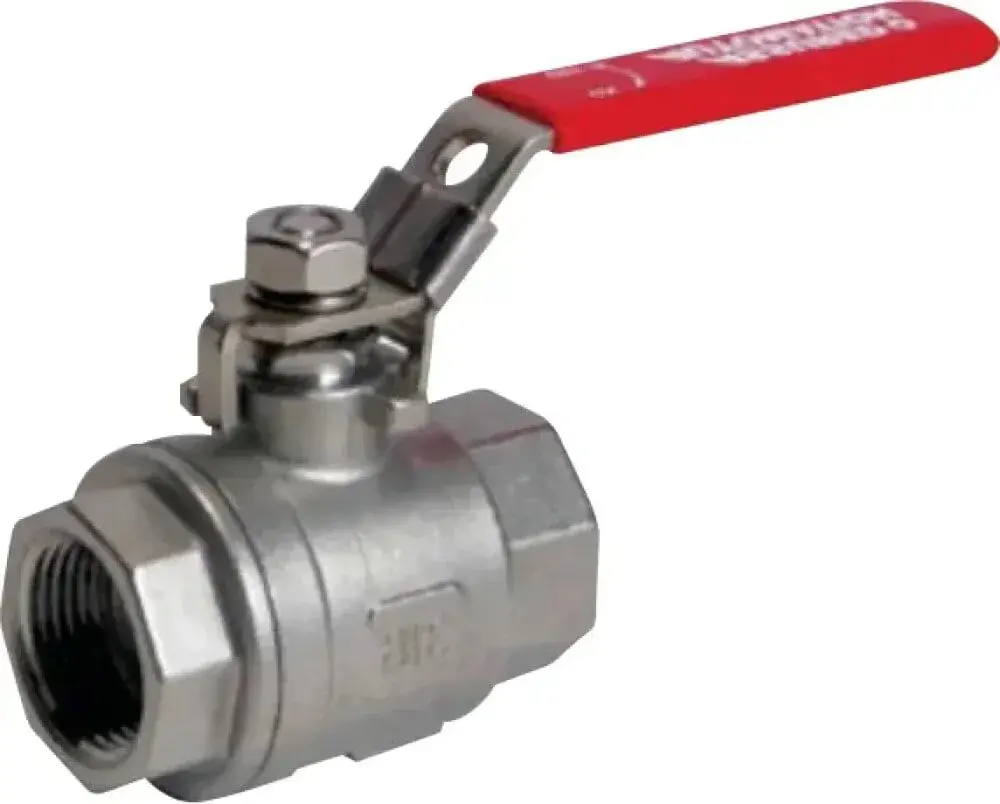 Válvula esfera passagem plena com 1/2FXF inox R.f.
