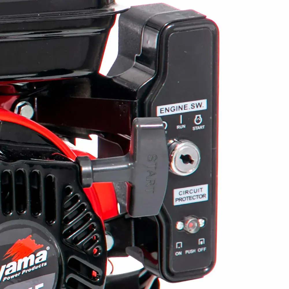 Motor a gasolina TE65EKX e partida elétrica 6.5HP Toyama — fotografia 3