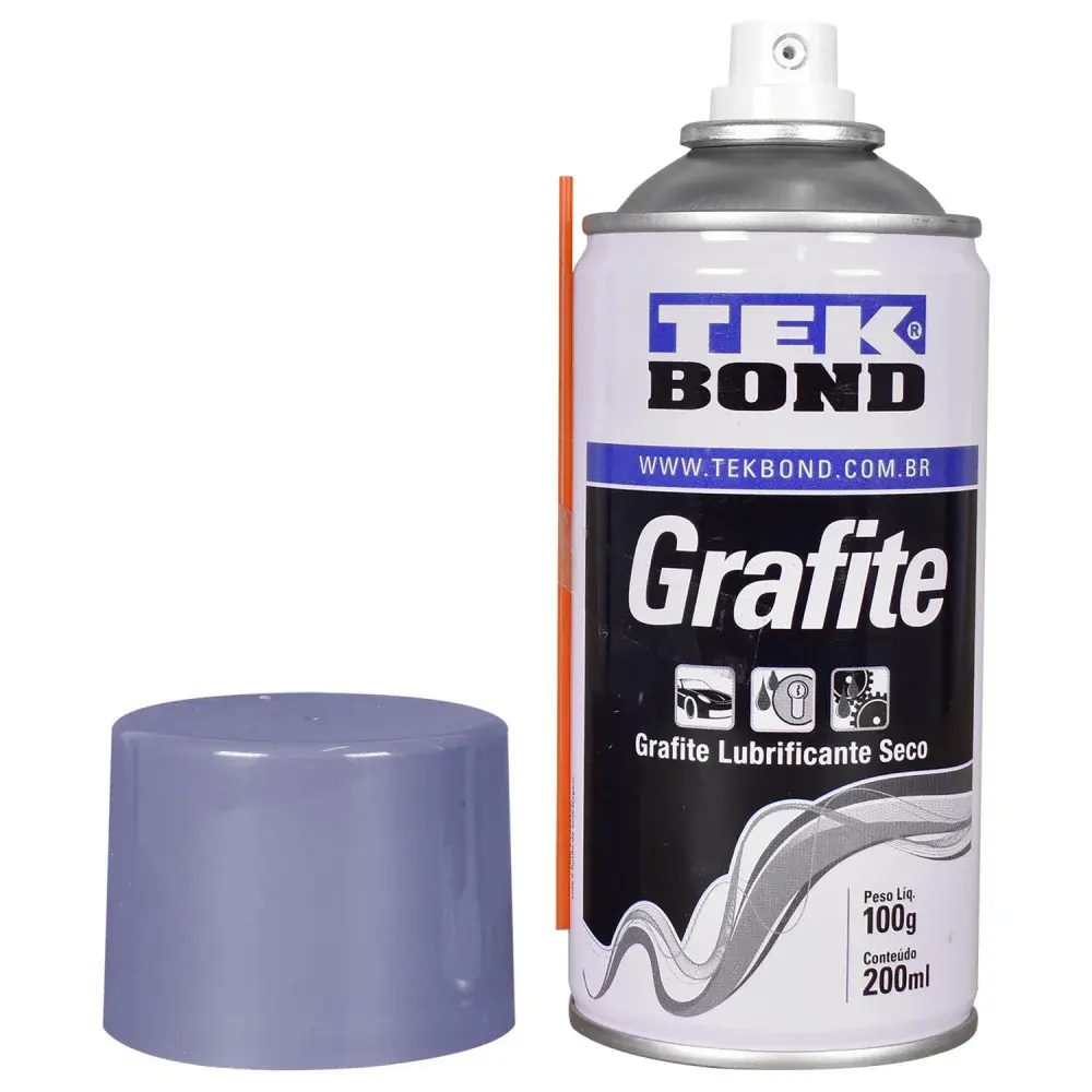 Grafite em pó spray 200ML Tekbond — fotografia 3