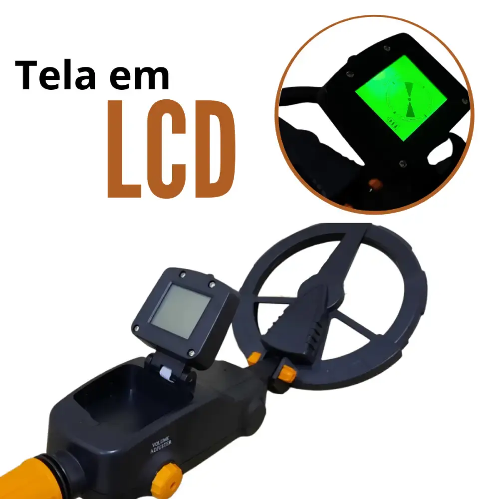 Detector de Metal até 1 Metro de Profundidade com Visor LCD IMPORTWAY — fotografia 4