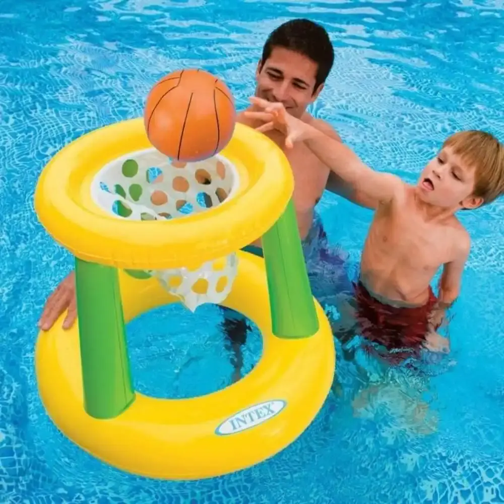 Cesta de basquete flutuante para piscinas 58504 infantil Intex — fotografia 4