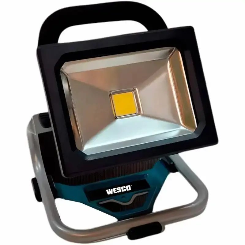 Refletor de led à bateria 18V sem carregador e bateria WS2943.9 Wesco