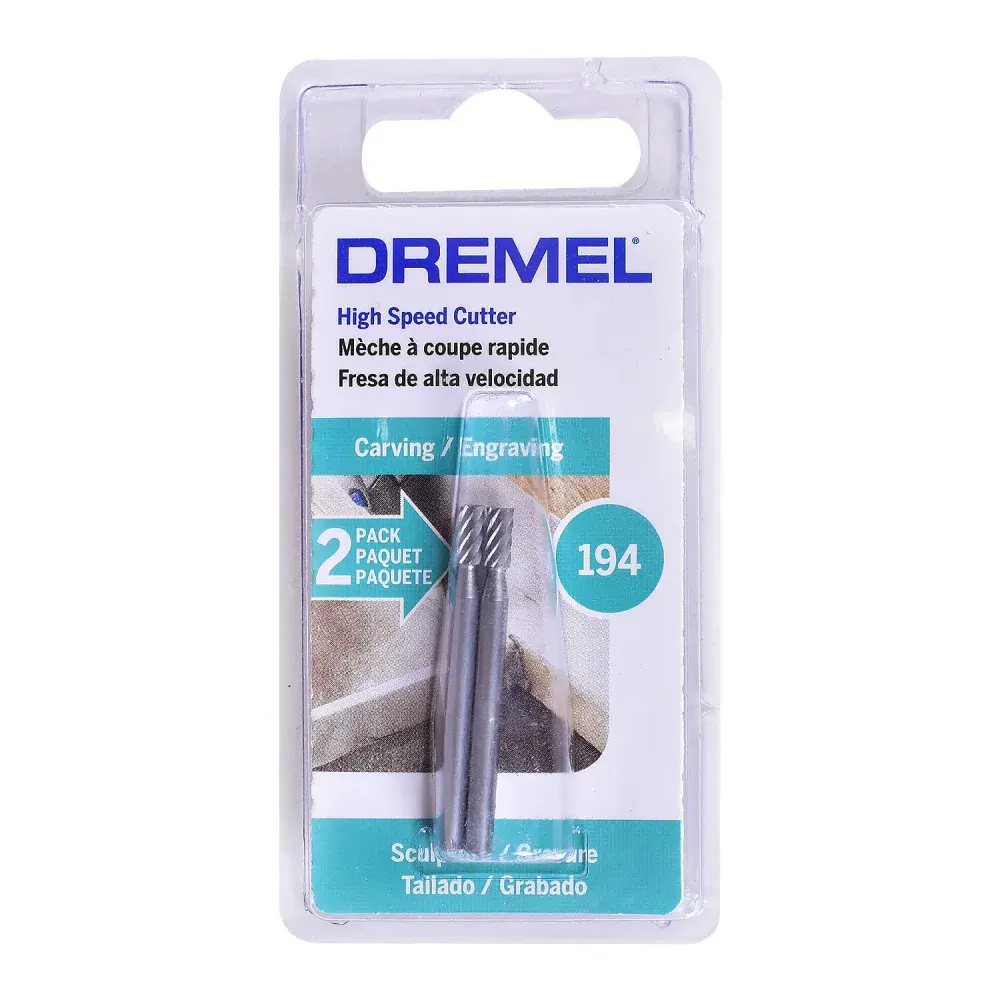 Jogo escariador paralelo 1/8 194 Dremel - 2 peç — fotografia 5