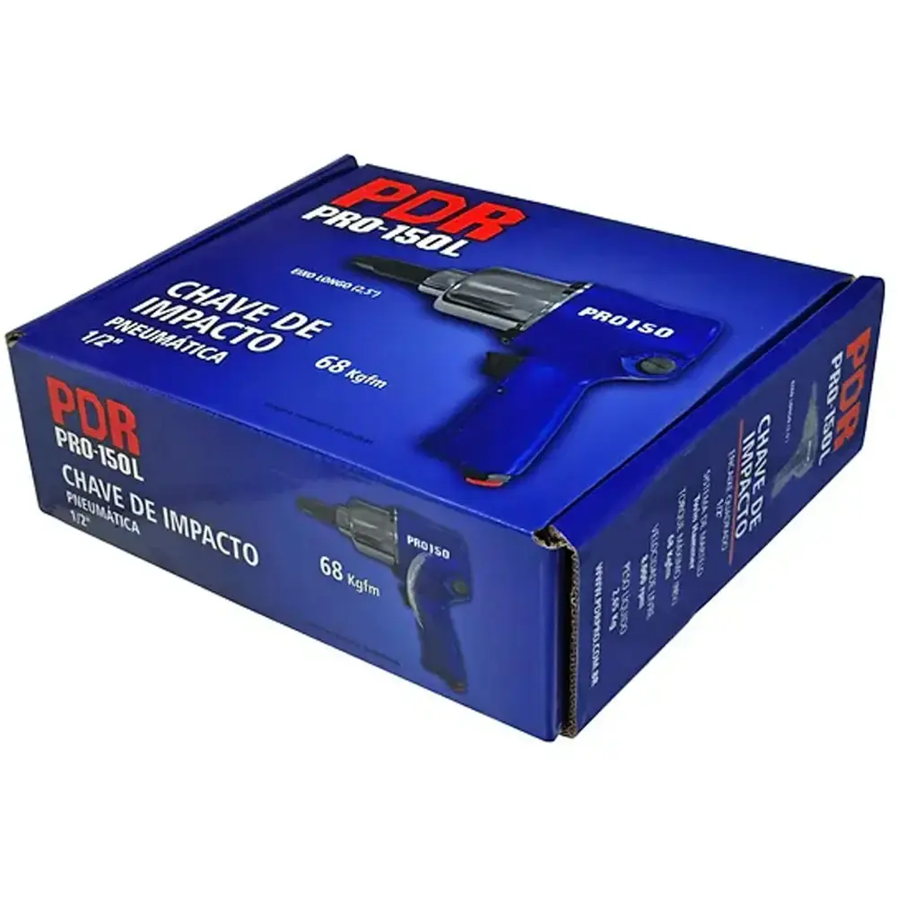 Chave de impacto 1/2" pneumática PRO-150L 68 kgfm eixo longo PRO-150L Ldr2 — fotografia 5