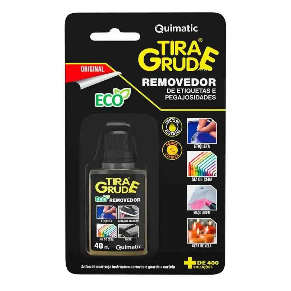 Removedor Tira Grude de Etiquetas e Colas 40 ml Quimatic FA1 TAPMATIC — fotografia 2