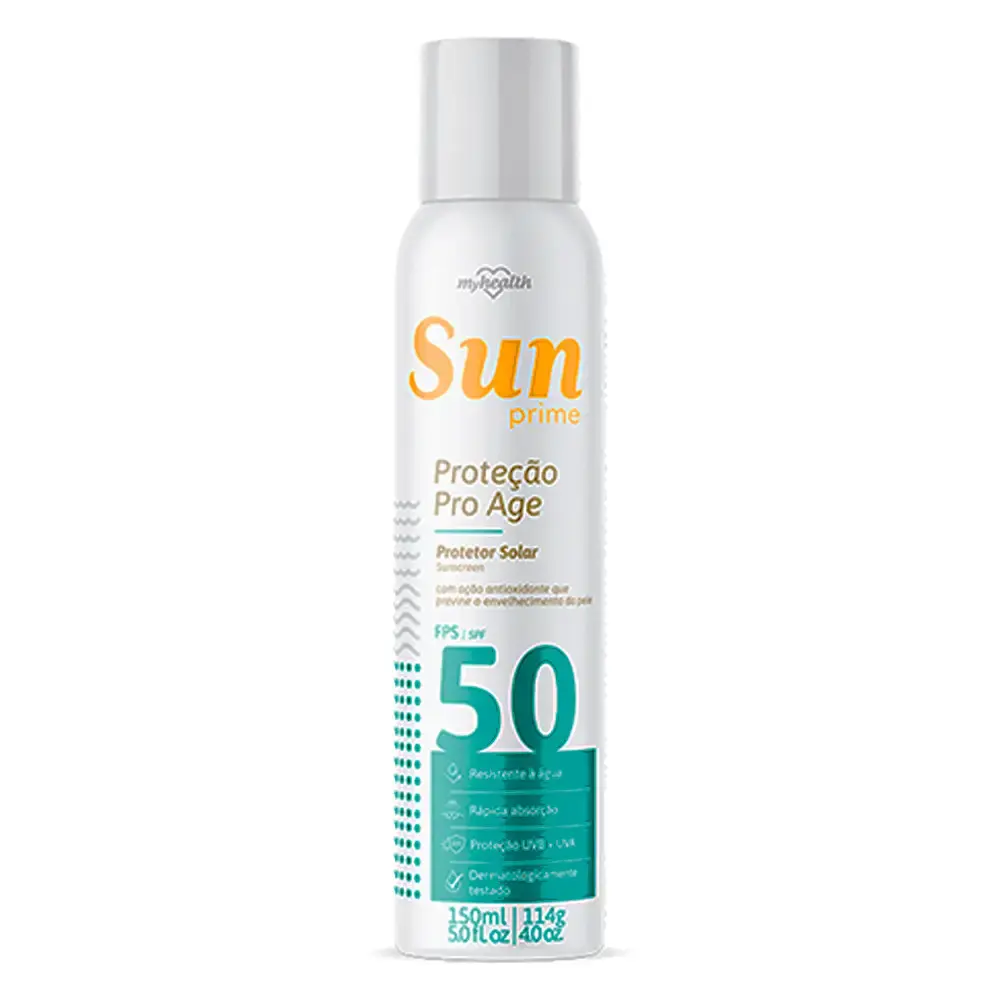 Protetor solar spray 50 fps sun prime 150 ML AE2600019 MY health Extra