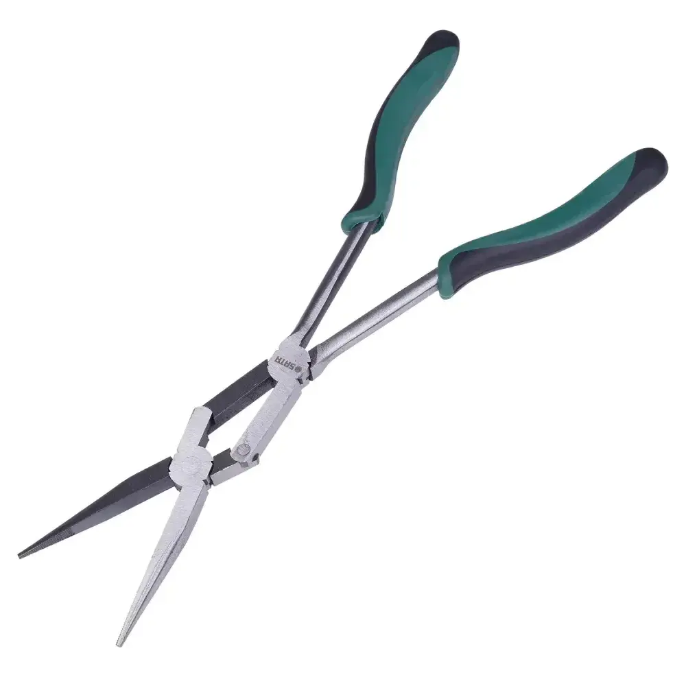 Alicate bico meia cana extra longo reto 34 cm ST70711ST Sata — fotografia 8