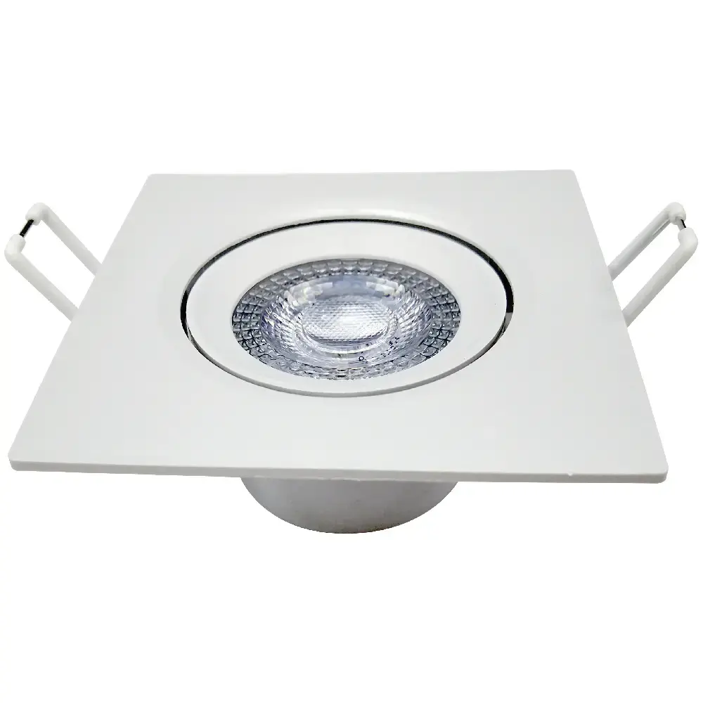 Luminária spot embutir led quadrado 5W 6500K bivolt Avant — fotografia 3