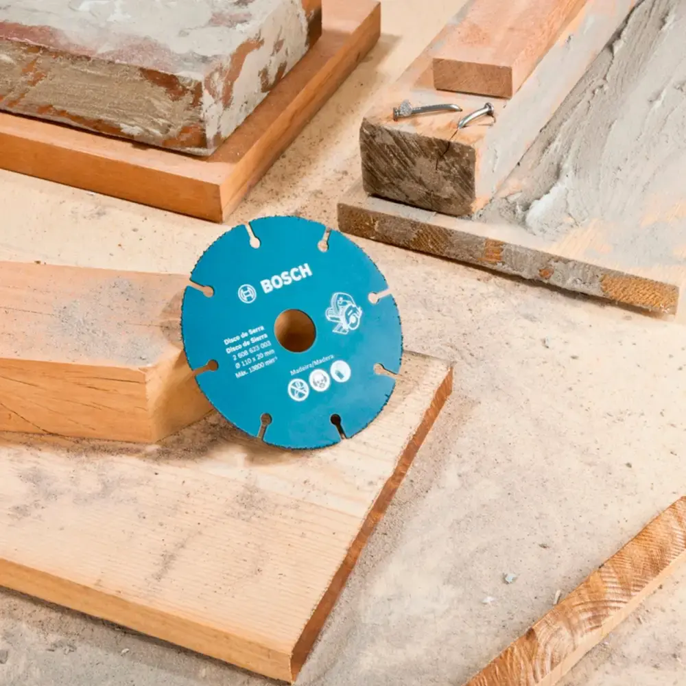Disco de corte para serra mármore para madeira 110MM Bosch — fotografia 3