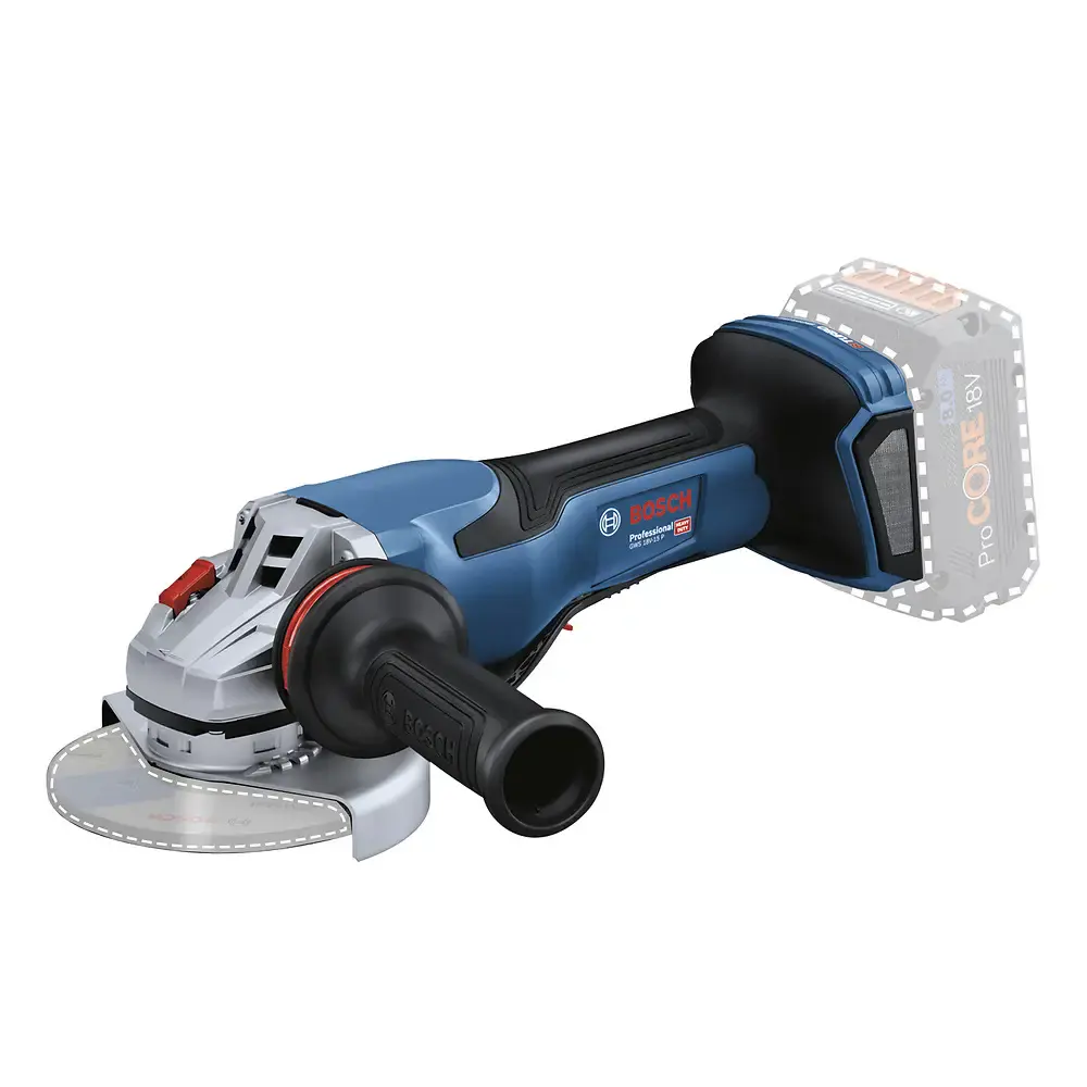 Esmerilhadeira 5 pol brushless sem bateria GWS18V-15P Bosch — fotografia de referência