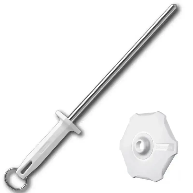 Kit de facas chef com cutelo branco BKK-6W1 com 6 peças Starrett — fotografia 5
