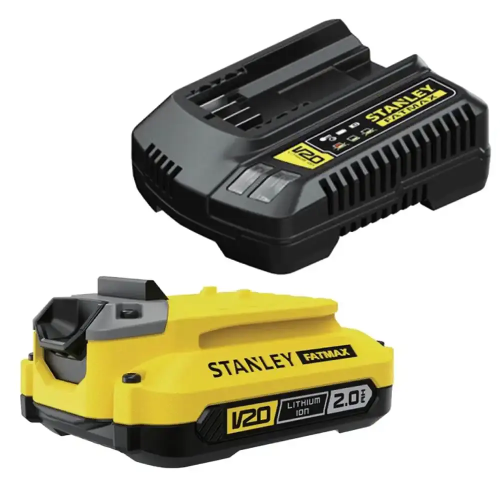 Kit carregador bivolt SC125-BR + bateria 2AH 20V SB202-BR Stanley