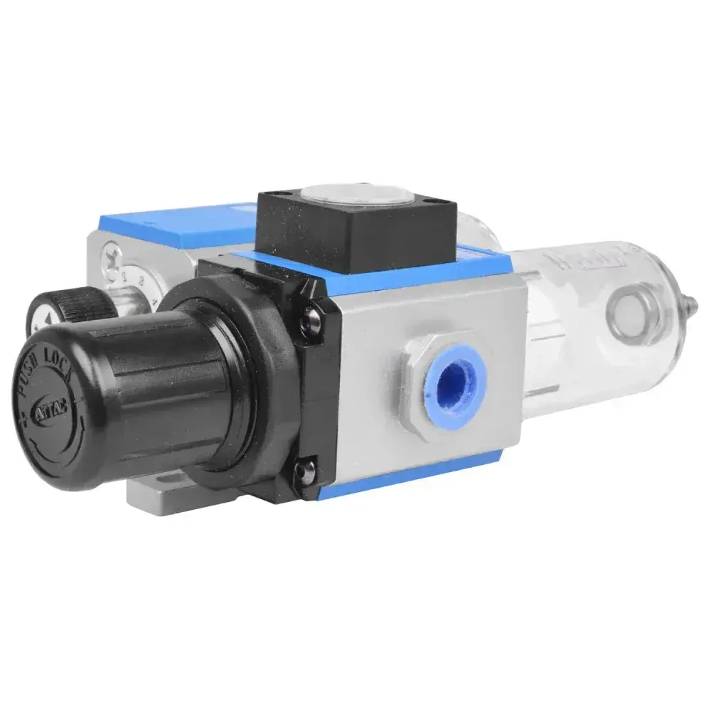 Filtro regulador lubrificador TFRL14 de 5 micras 1/4 Puma — fotografia 10