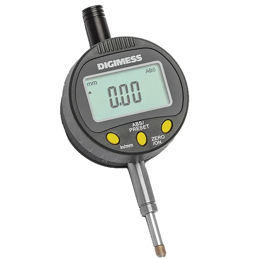 Relógio comparador digital resolução 0,01MM 0-25MM Digimess