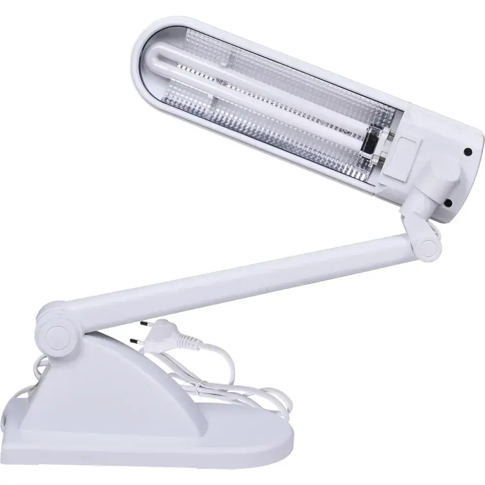 Luminária de mesa fluor branco Hidromel 220V — fotografia 3