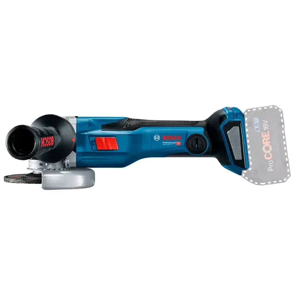 Esmerilhadeira angular gws 18V-15 c 5” 1500W Bosch — fotografia 6
