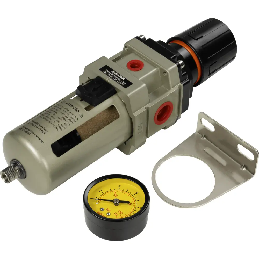 Regulador de pressão 145 lbf/pol 1/2 Bumafer