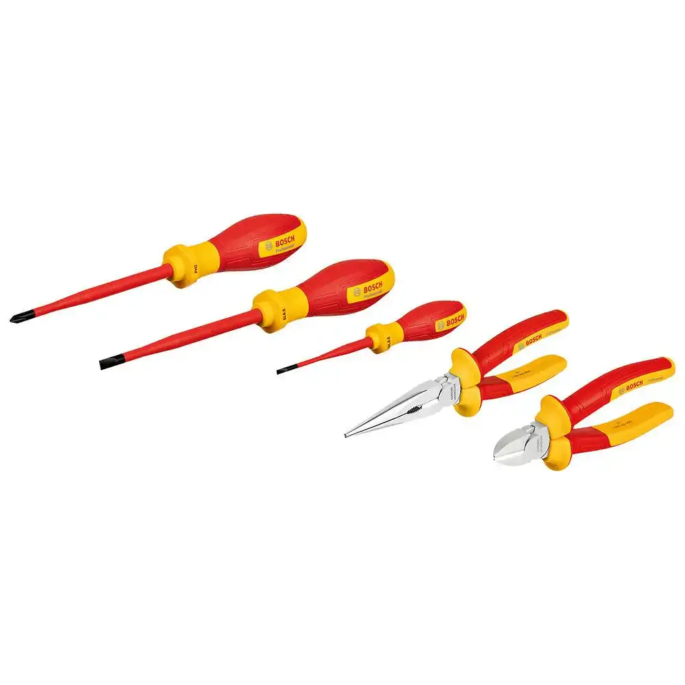 Kit de ferramentas isoladas VDE com 5 peças bosch Bosch Ferramentas Manuais — fotografia 4
