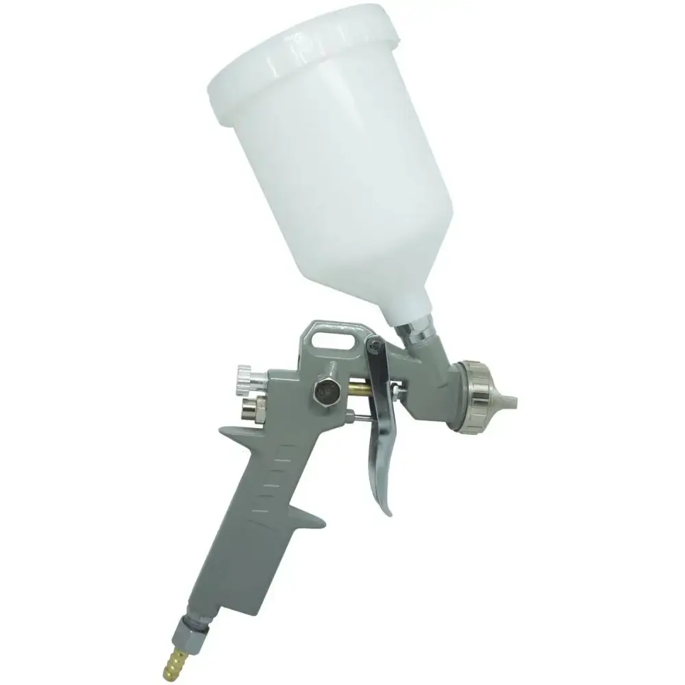 Pistola de pintura gravidade 3 bicos 1,2 1,5 e 1,8 MM 600ML EVPPG600-3B evald ImportWay — fotografia 6