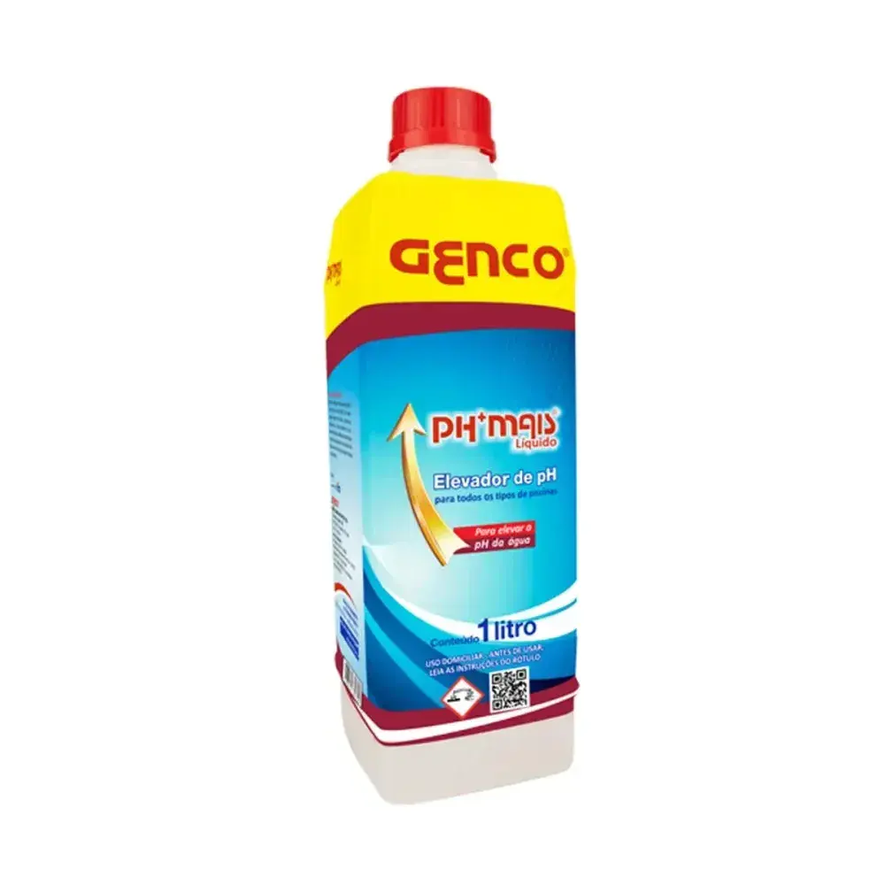 Elevador de ph+ mais líquido 7,5PH 1L Genco — fotografia 4