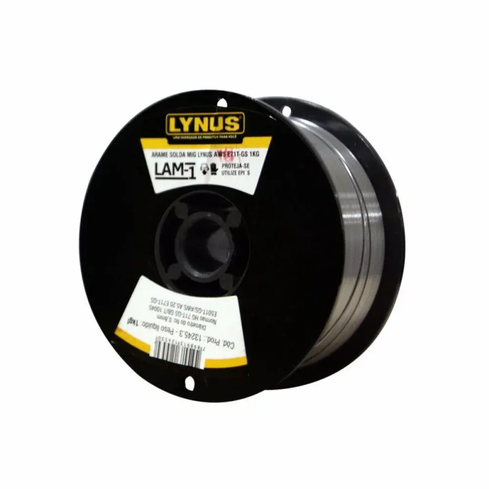 Arame de solda mig aws LAM-1 1KG Lynus
