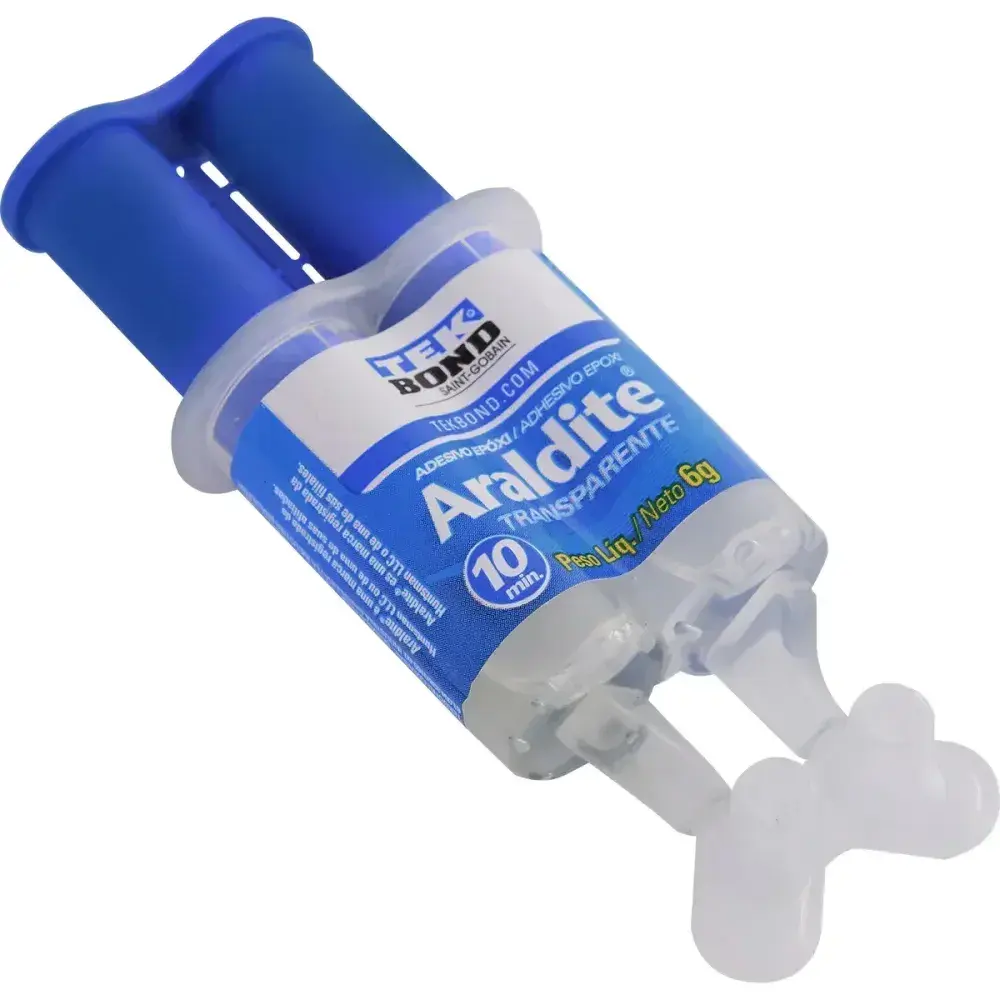 Adesivo multiuso Araldite transparente 6G tekbond — fotografia 5