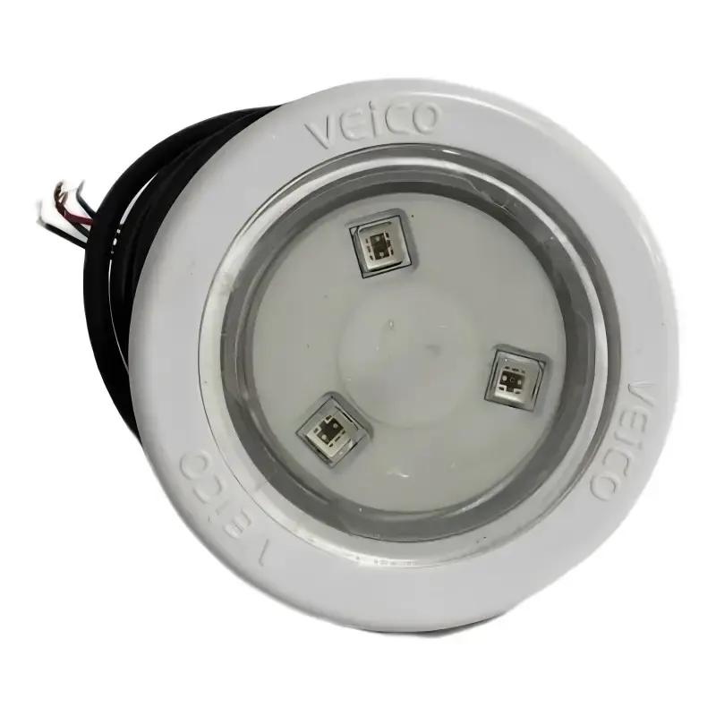 Refletor LED RGB 4.5W para piscinas de fibra 4 unidades 124025 Fluidra — fotografia 4