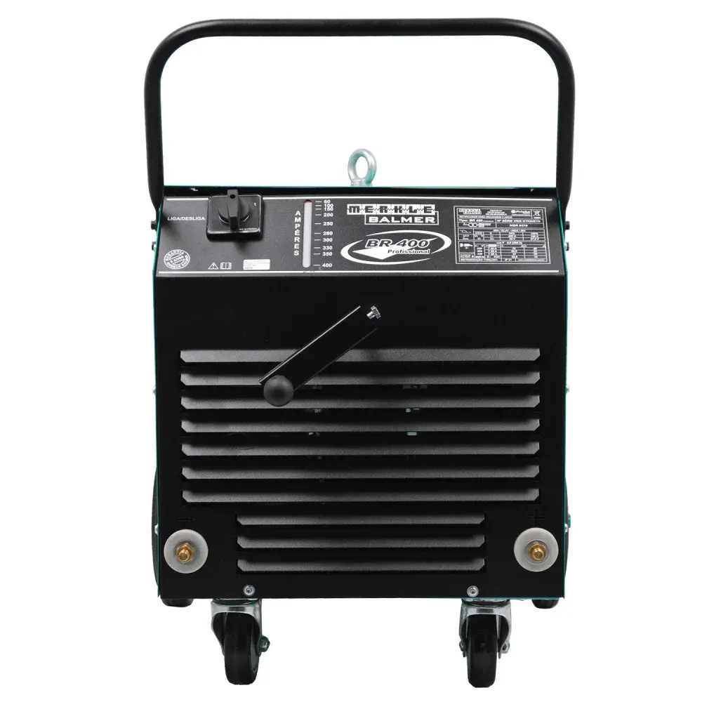 Retificador de solda br 400 400A profissional Balmer — fotografia 4