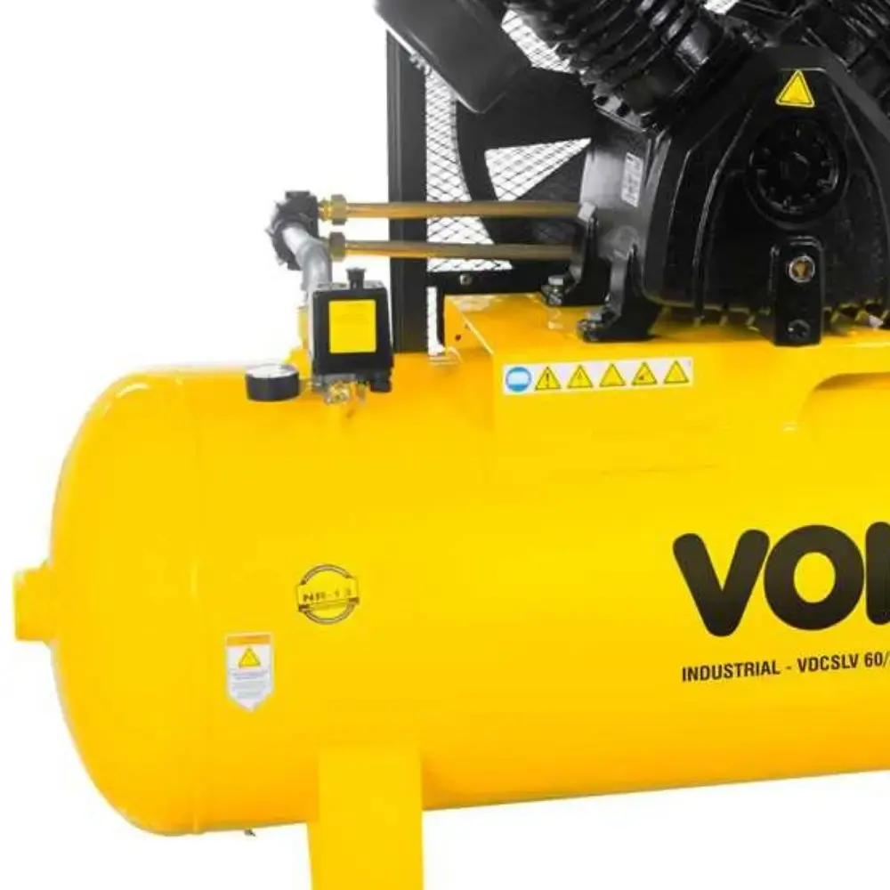 Compressor de ar 15,0CV trifásico VDCSLV-60/350 industrial Vonder — fotografia 4