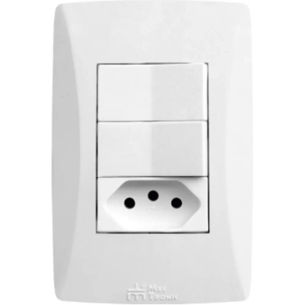 Interruptor 2TS+TOM Mectronic 10A br petra